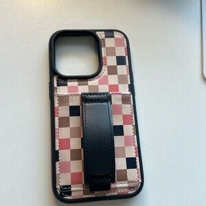 Walli iPhone 14 pro case - Checkmate by Harmony Beus
